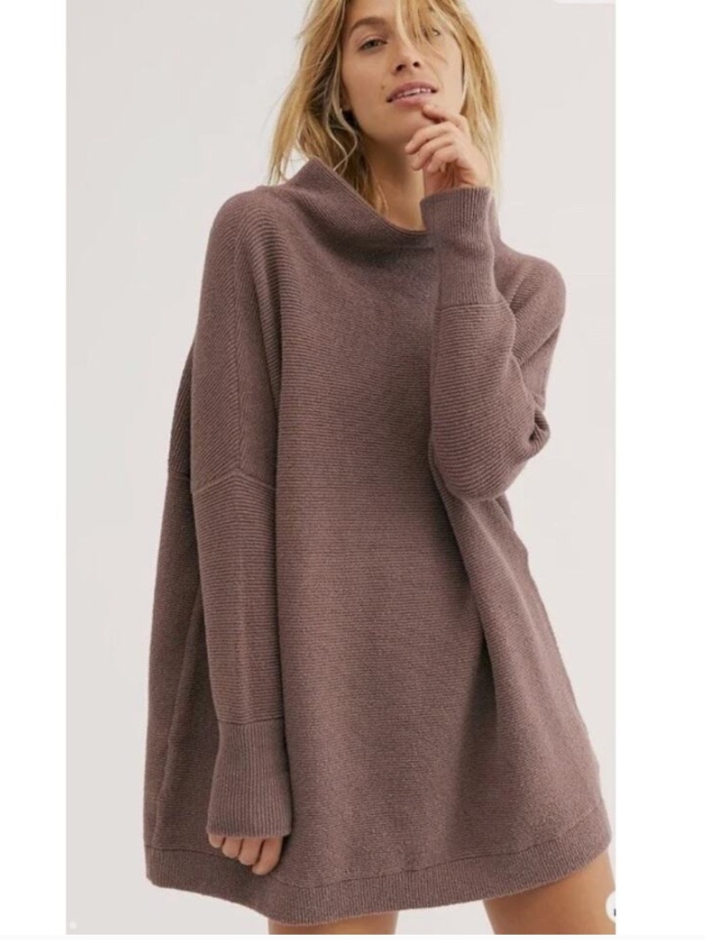 Free People ottoman slouchy sweater